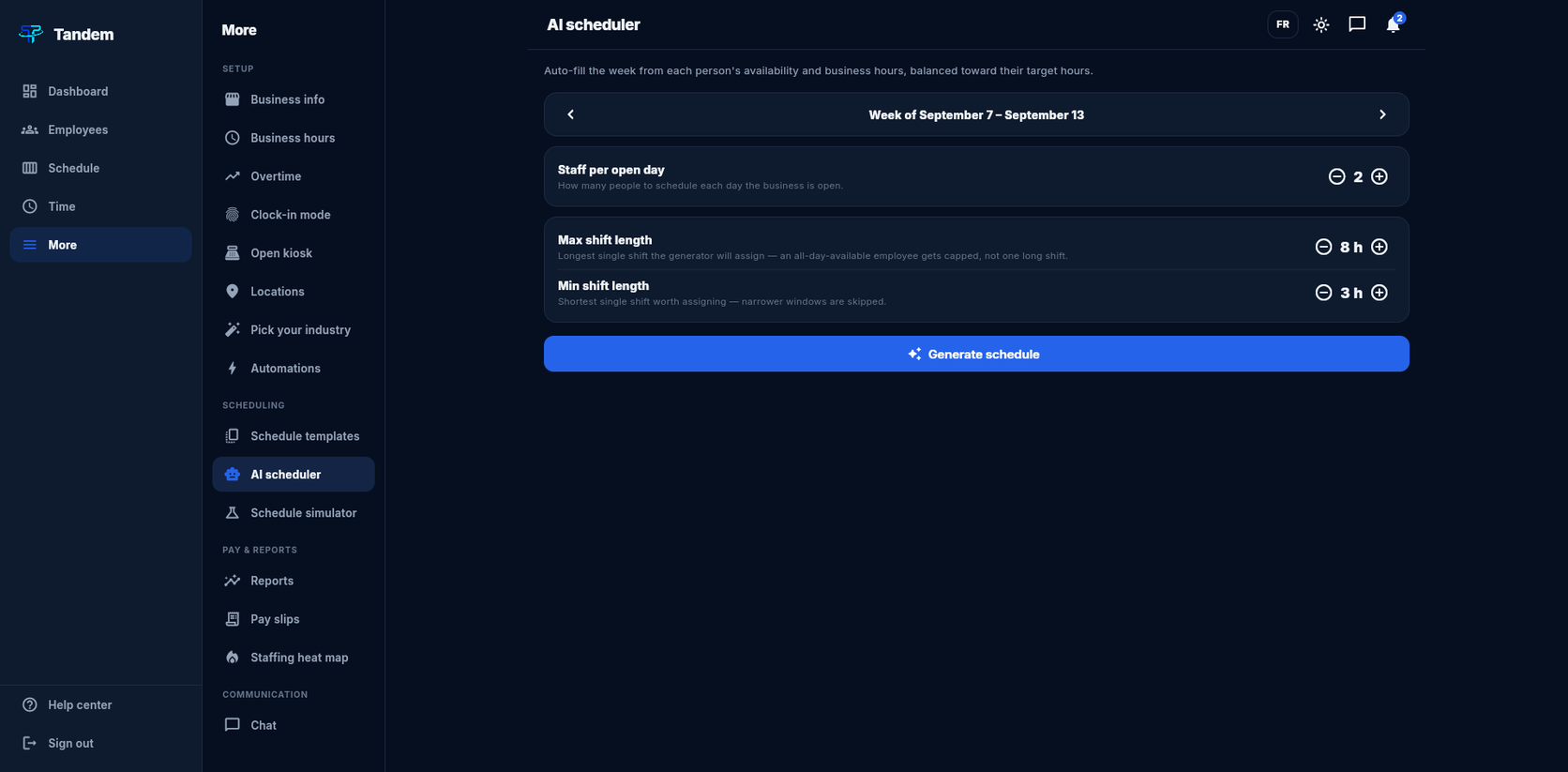AI Scheduler